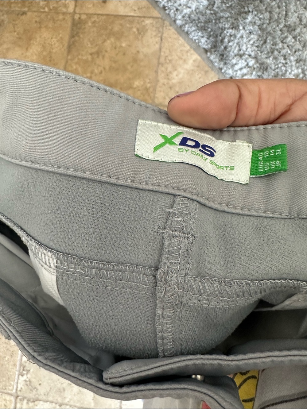 Daily Sports Light Gray Straight Leg Pants - Picture 6 of 6